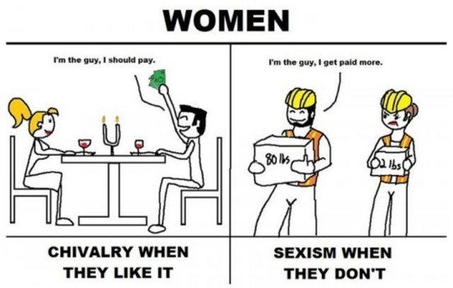 Chivalry Vs. Sexism