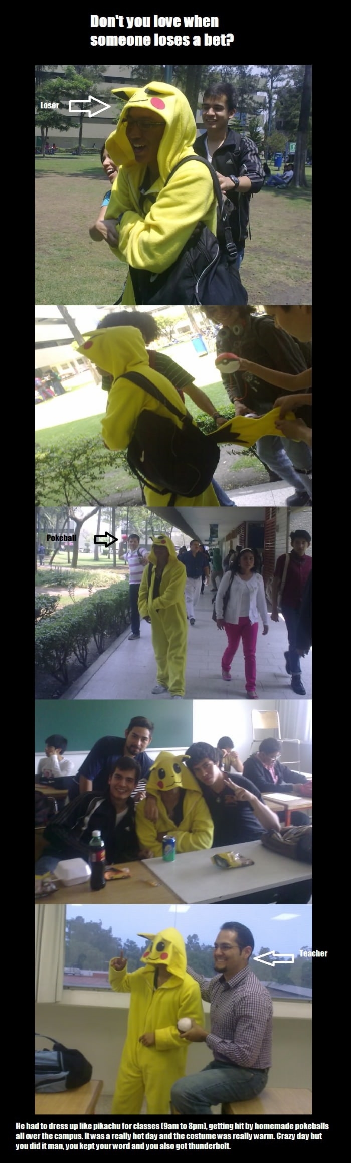 He's got a lot of pokeballs