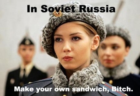 In Soviet Russia..