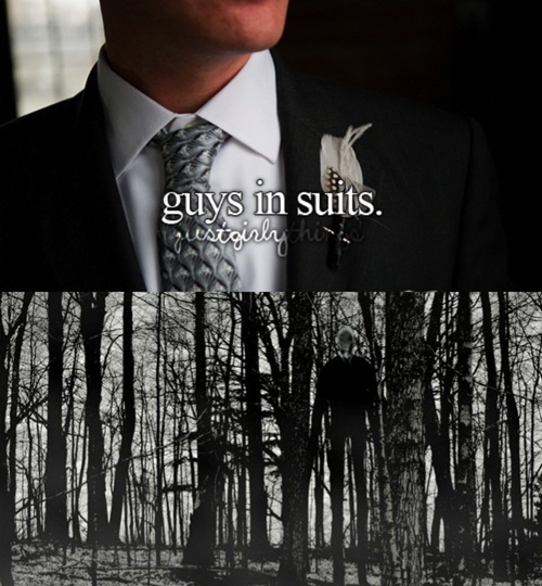 I love a good black suit