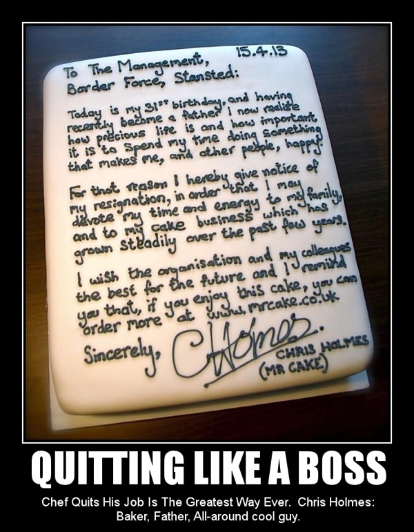 Quitting like a boss