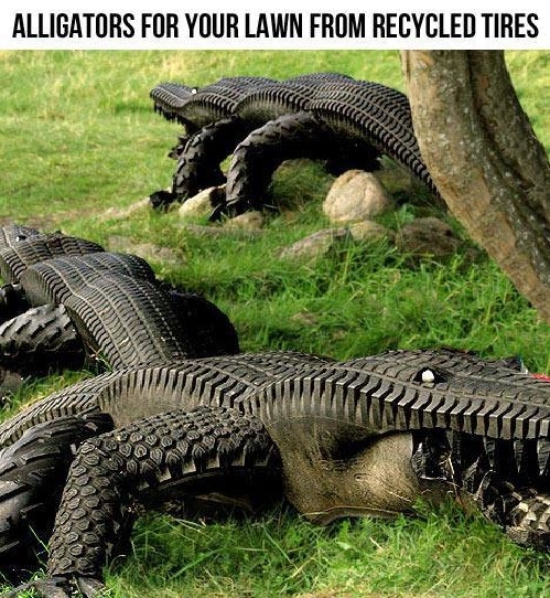 Recycled tires