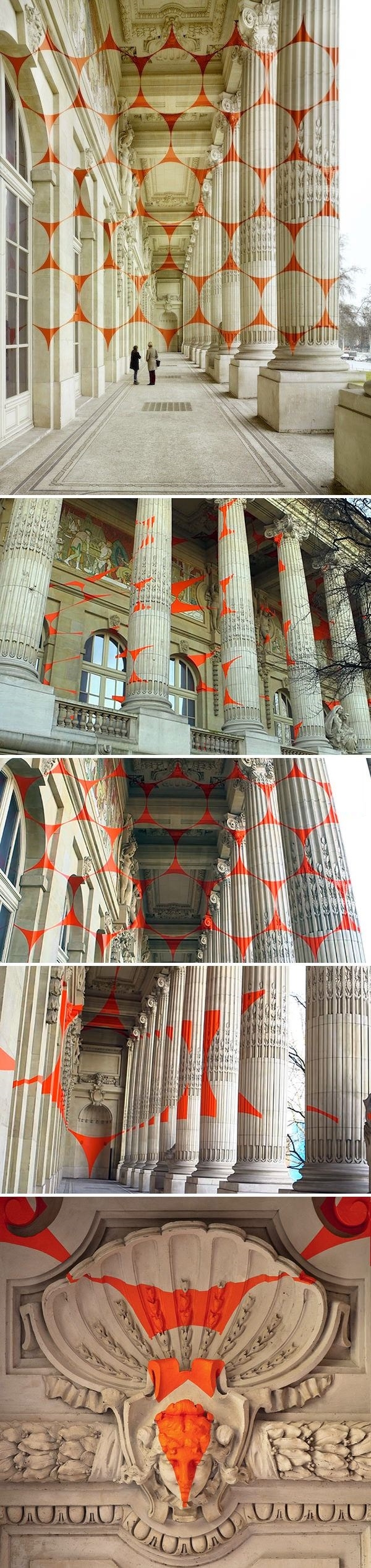 Large scale optical illusion