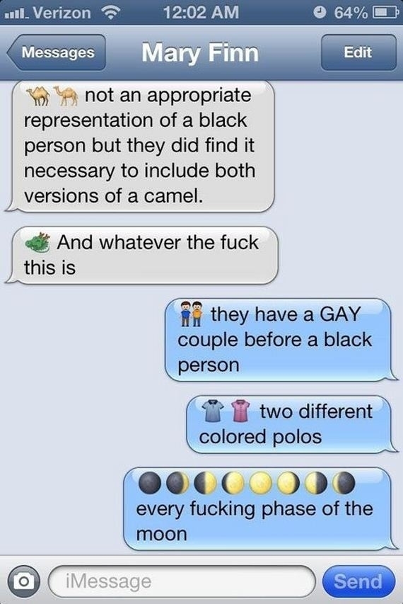 But no black person