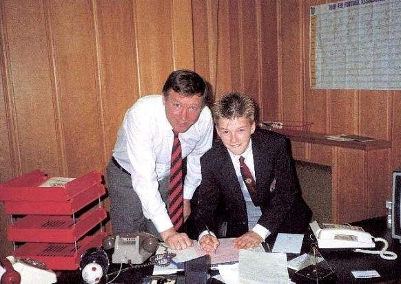 14-year-old Beckham