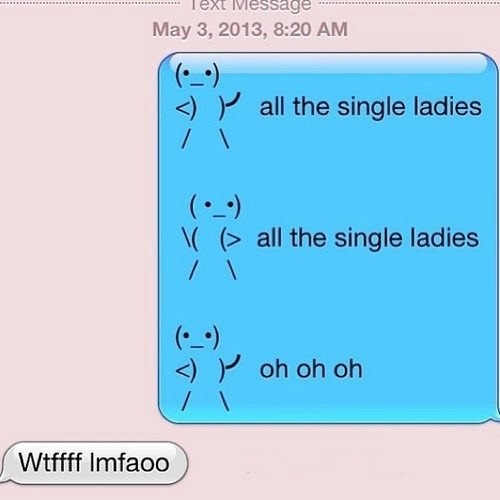 All the single ladies
