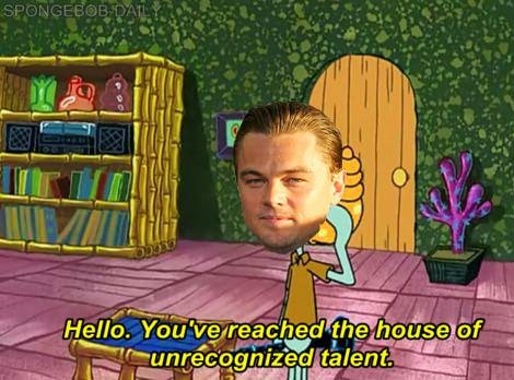 Leo answering the phone