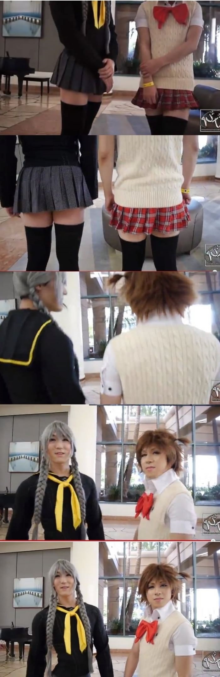 Asian surprise cosplay