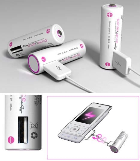 USB powered battery