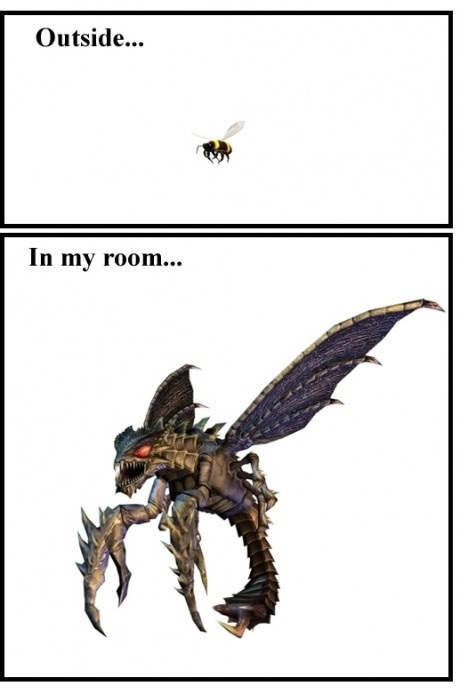 Get out, creature from hell!