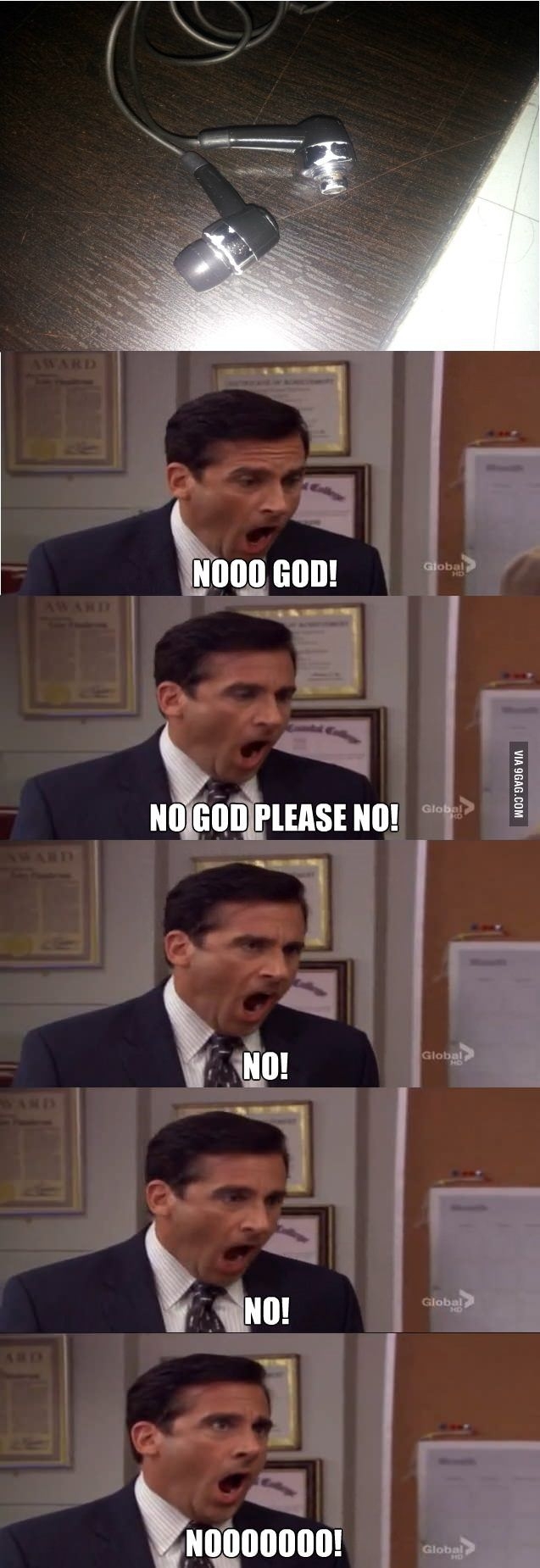 My headphones are ruined!