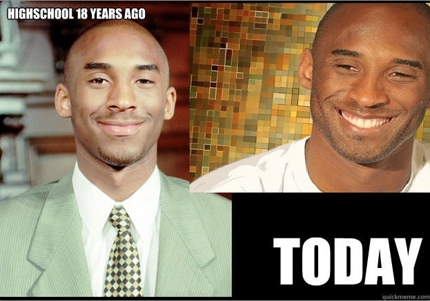 Kobe Bryant doesn't age