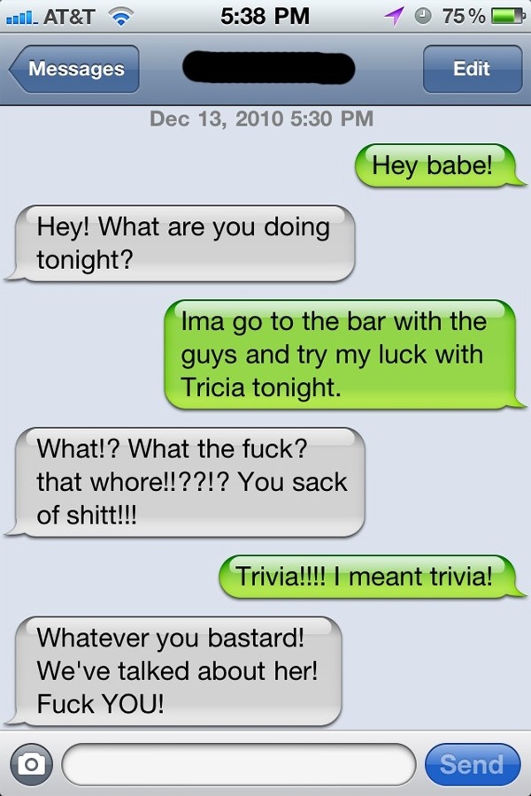 Tricia was my ex..