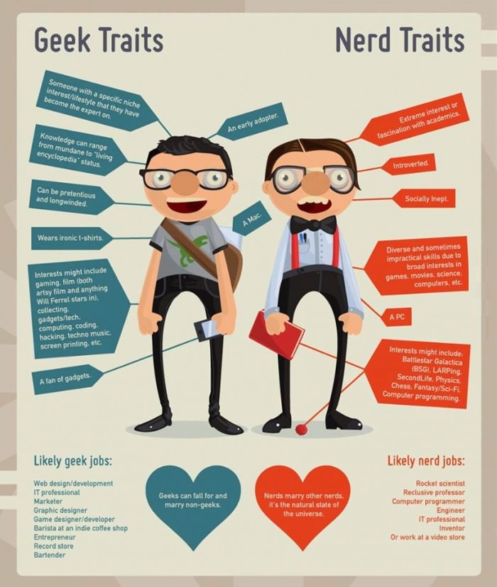 Geeks Vs. Nerds