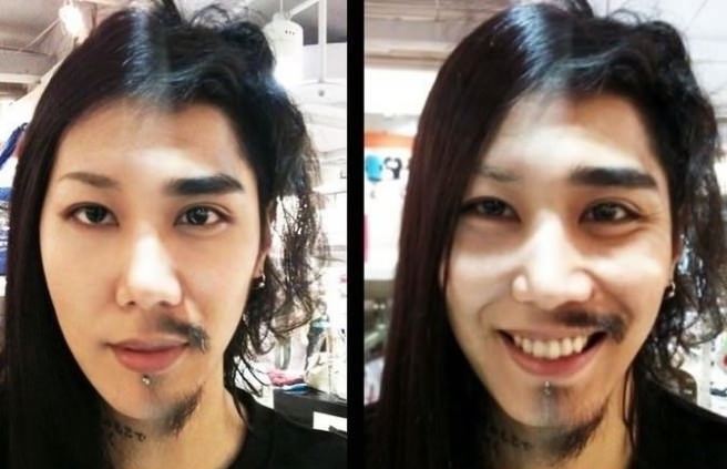 Make up level: Asian