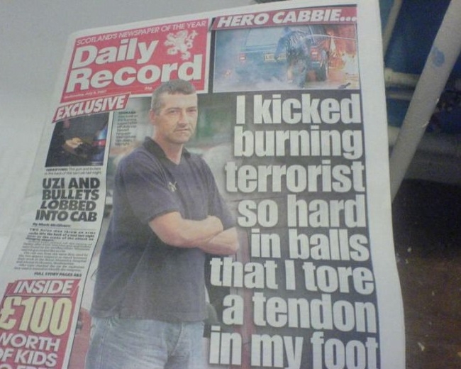 Manliest headline ever