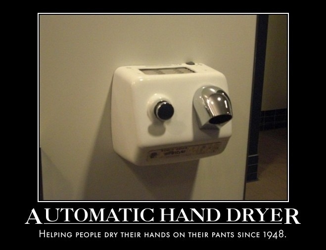 Automatic hand dryer