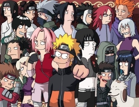 Simpsons version of Naruto