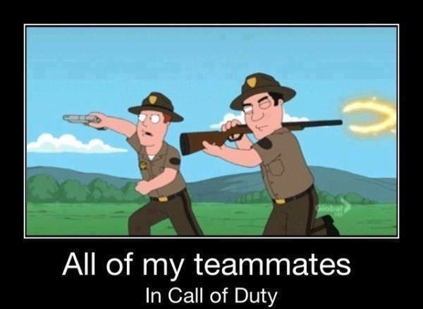 My friends on call of duty