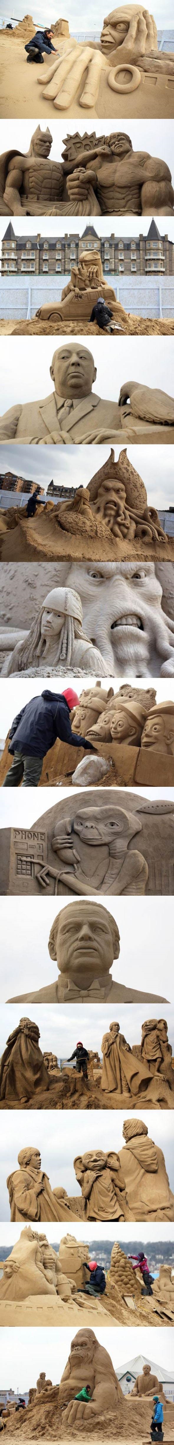 Sand sculptures