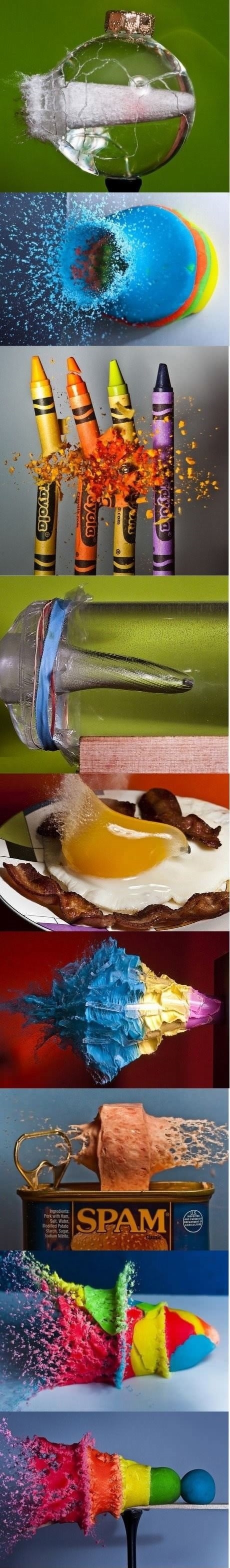 Items through a bullet