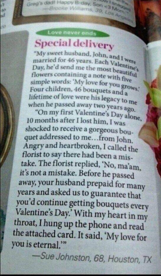 My love to you is eternal