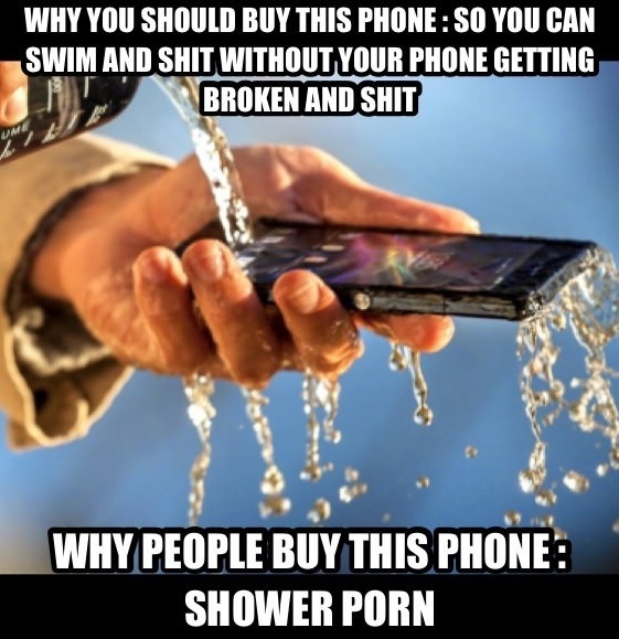 Sony water resistant phone