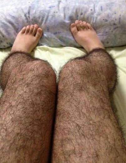 Hairy leggings