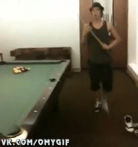 Making a cool entrance