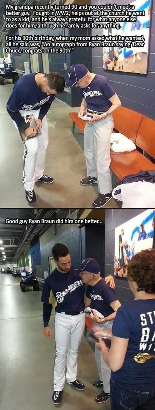 Faith in humanity was restored