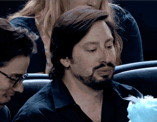 Eating cotton candy