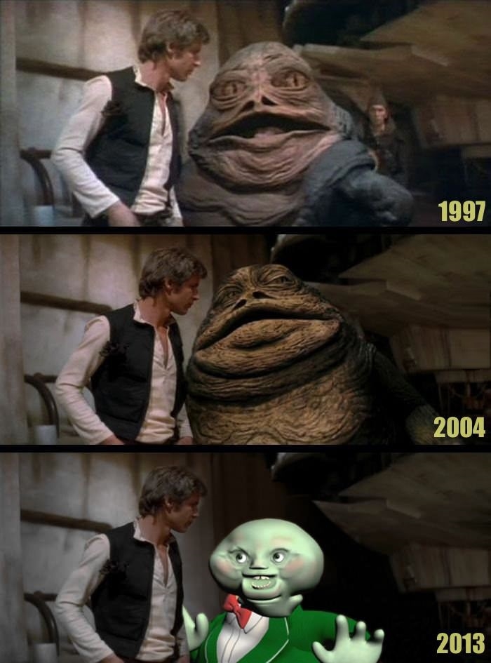 Evolution of Jabba the Hutt