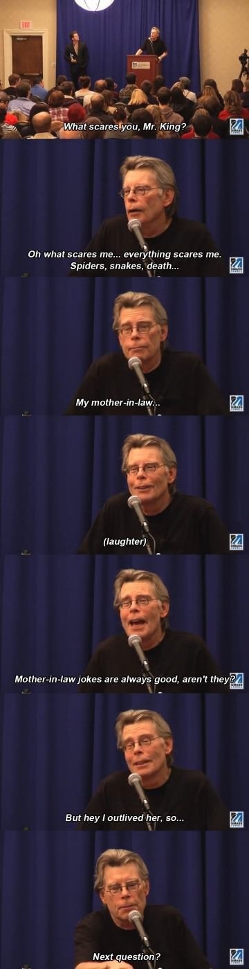 Stephen's weird humour