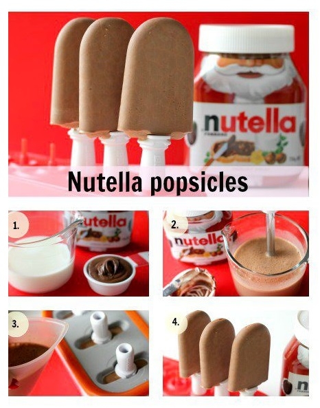 Nutella popsicles