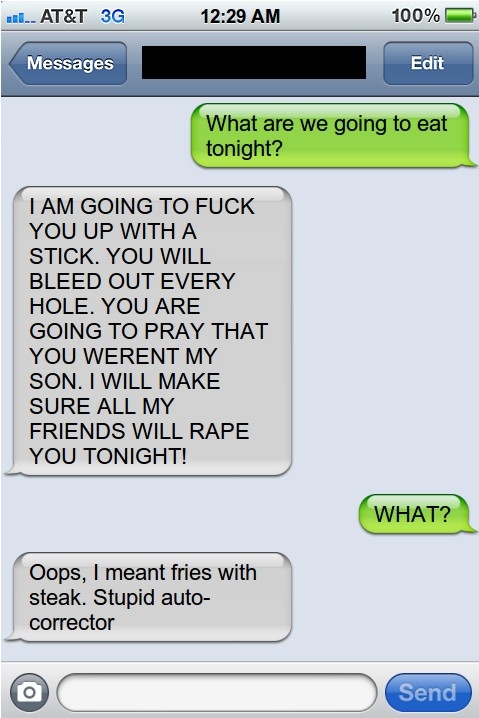 Blame Auto-correct