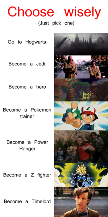 Choose your destiny!