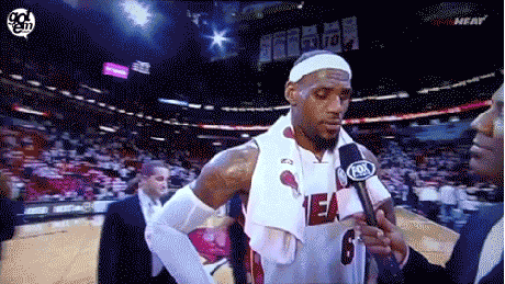 Chris videobombing LeBron