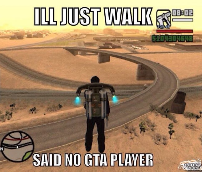 Getting to places in GTA