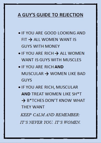 Guy's guide to rejection