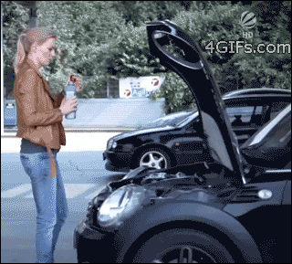 Honey the car needs oil