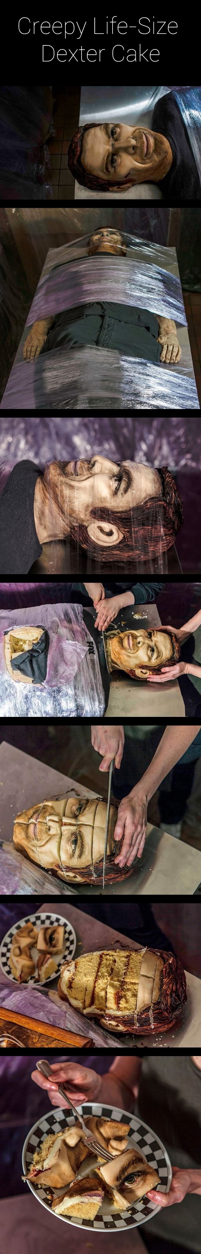 Life size Dexter cake