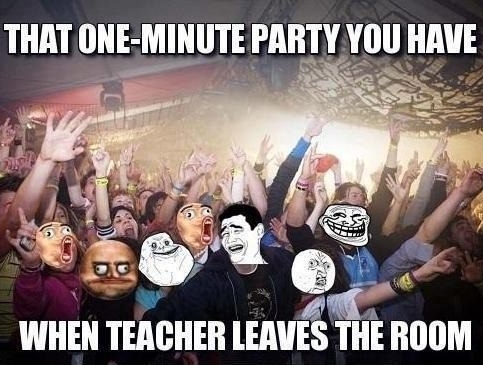 One minute party!