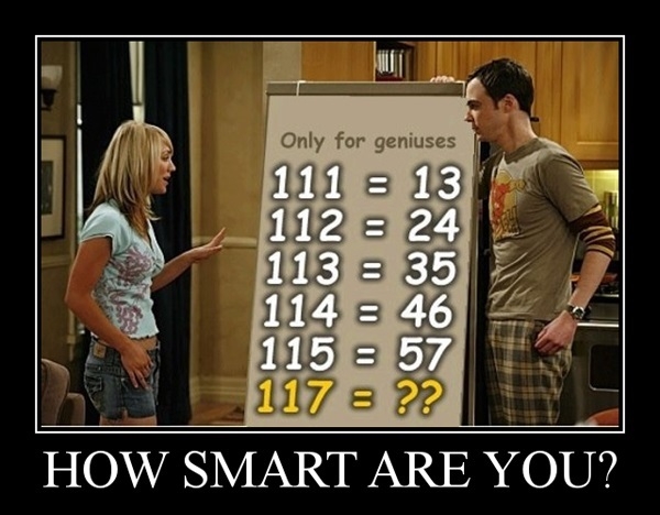 Only for geniuses..