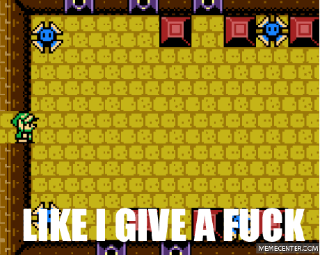 Not a single f**k..