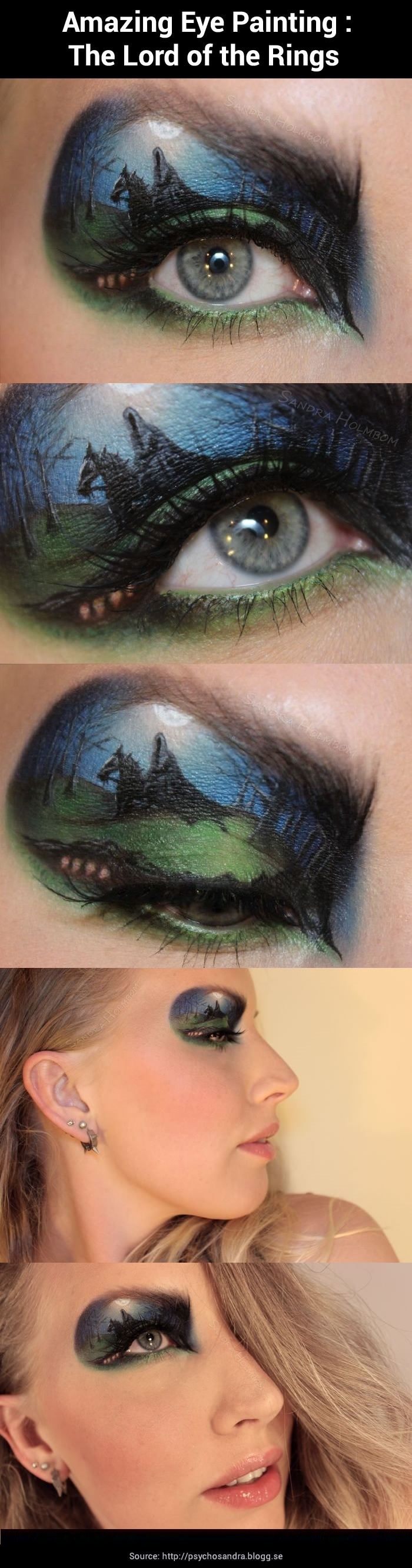 Amazing eye make-up