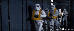 Han Solo riding a chariot