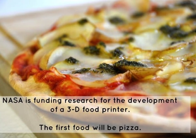 Printed pizza