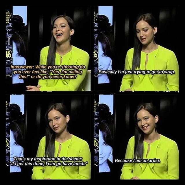 Because she�s an artist