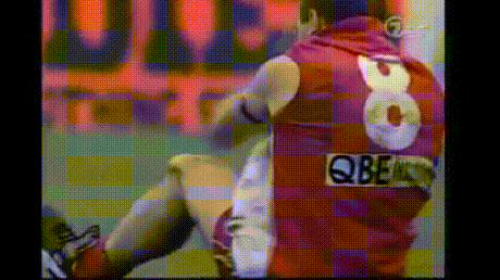 Manly Aussie footballer