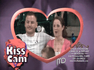 Best Kiss Cam moment
